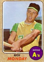 1968 Topps Baseball Cards      282     Rick Monday